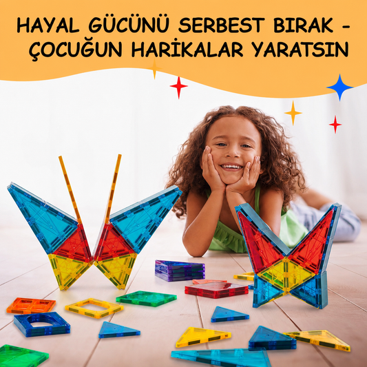 72 Parça Manyetik Yapı Blokları