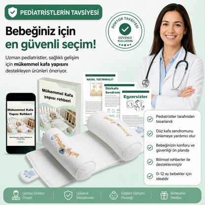 Ortapedik Bebek Düz Kafa Yastığı