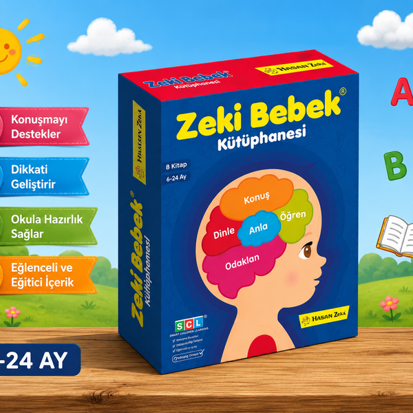 6-24 Ay Zeki Bebek Kütüphanesi 8'li Set