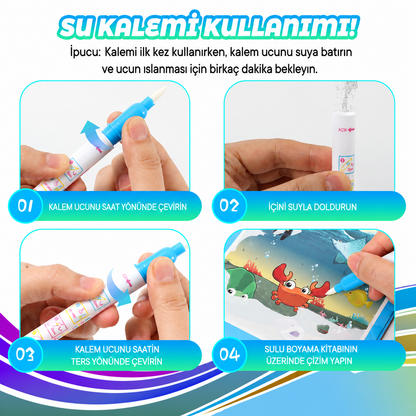 🌈 MindyBaby Sihirli Boyama Kitabı
